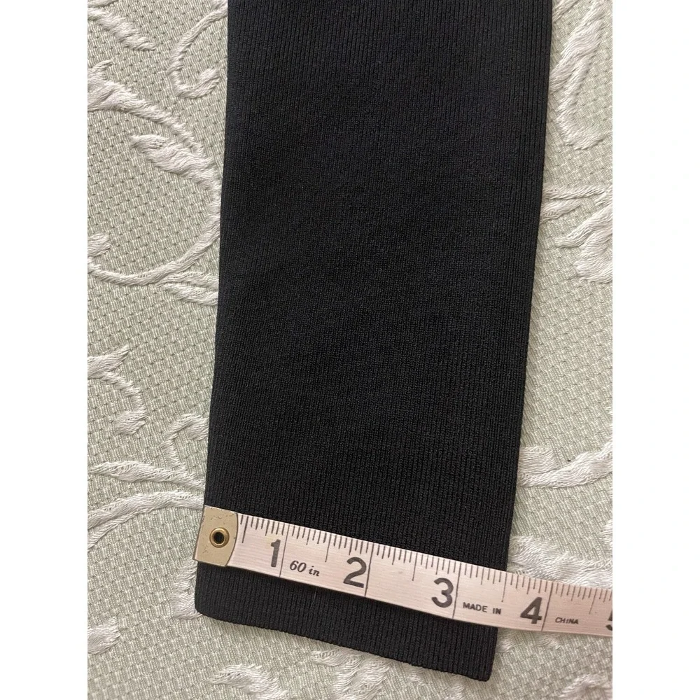 ASTR The Label Sweater Womens Medium Black Cutout Turtleneck Long Sleeve AT17392 - Picture 7 of 16